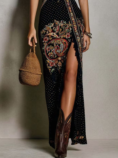 Sofía - Robe bohème fendue sur le côté